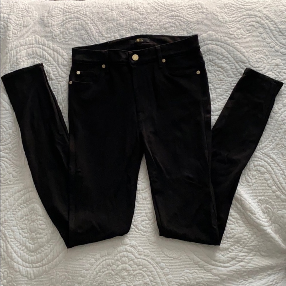 Seven For All Man Kind Black Pants